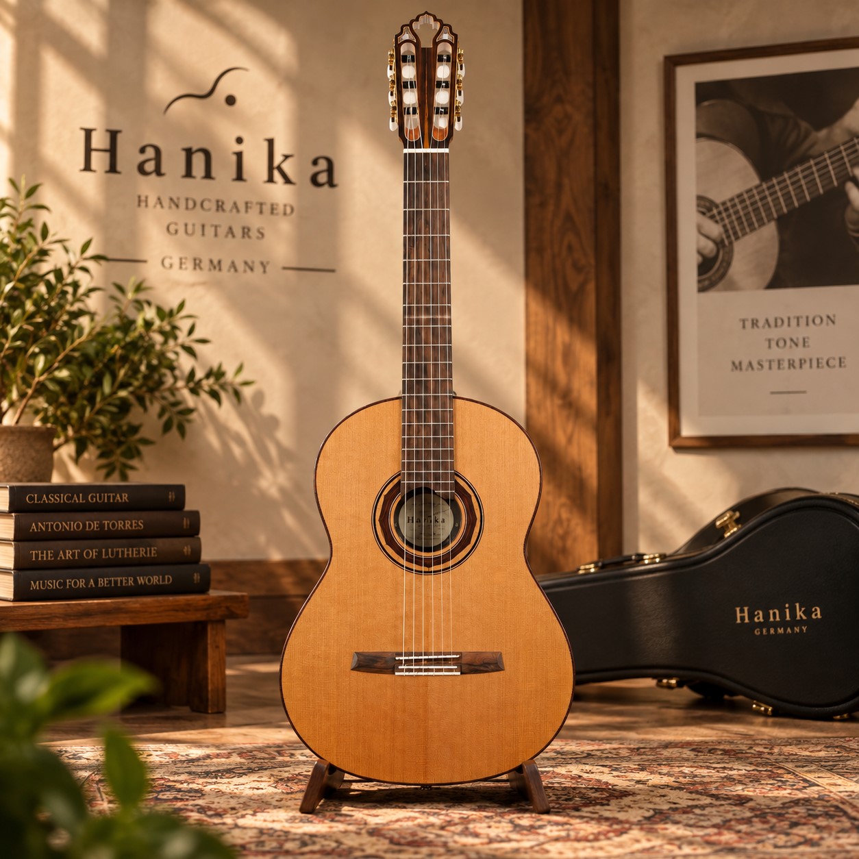 ĐÀN GUITAR CLASSIC HANIKA 1A TORRES CEDAR 